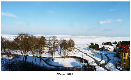 Strandvorplatz Winter Karlshagen